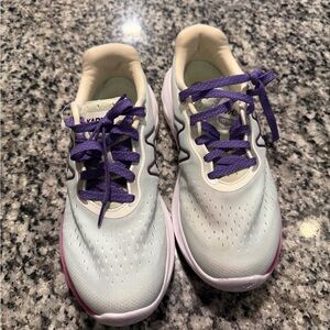 Women's Athletic Shoes with Purple Accents